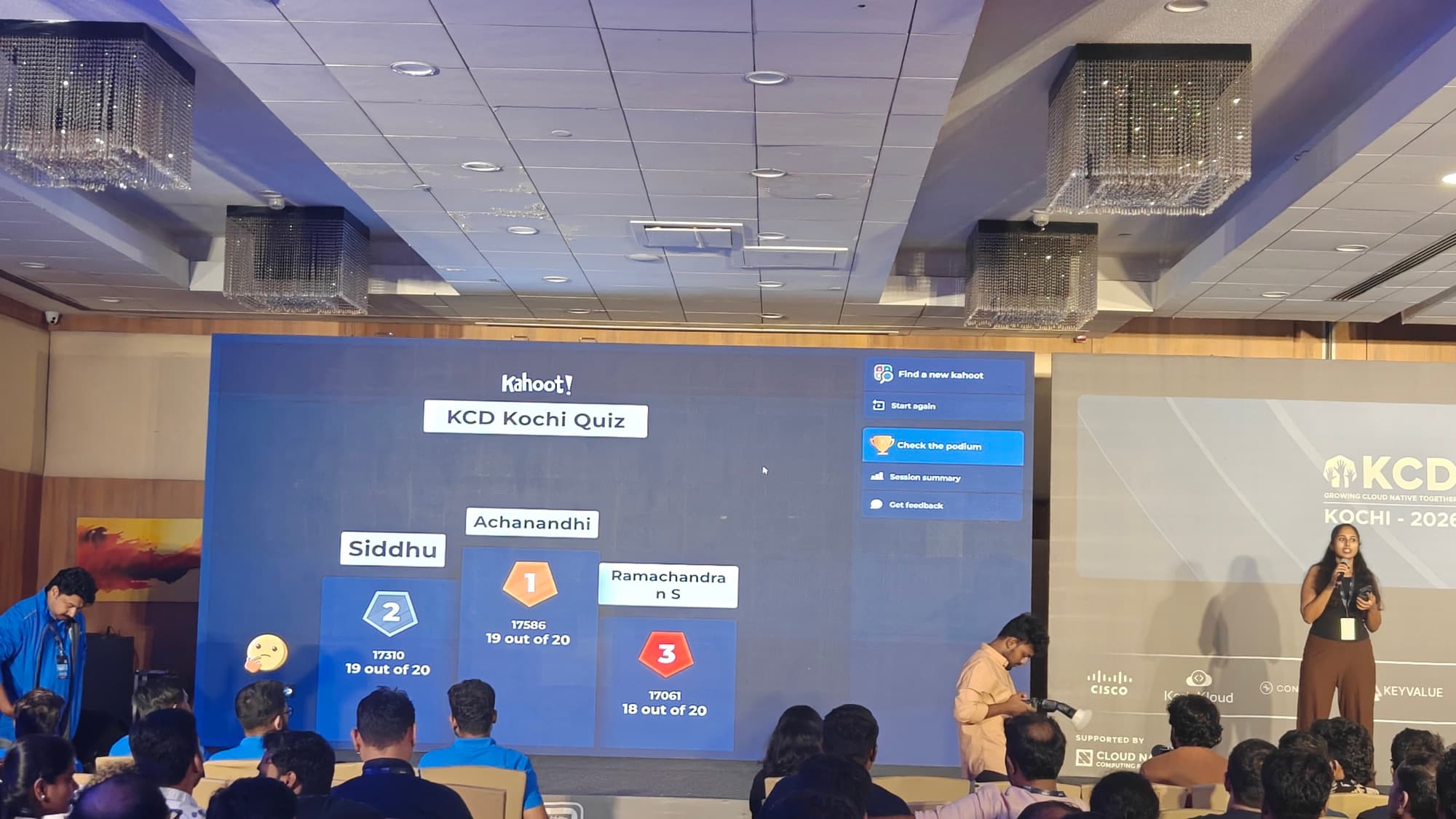 Photo from a tech community event