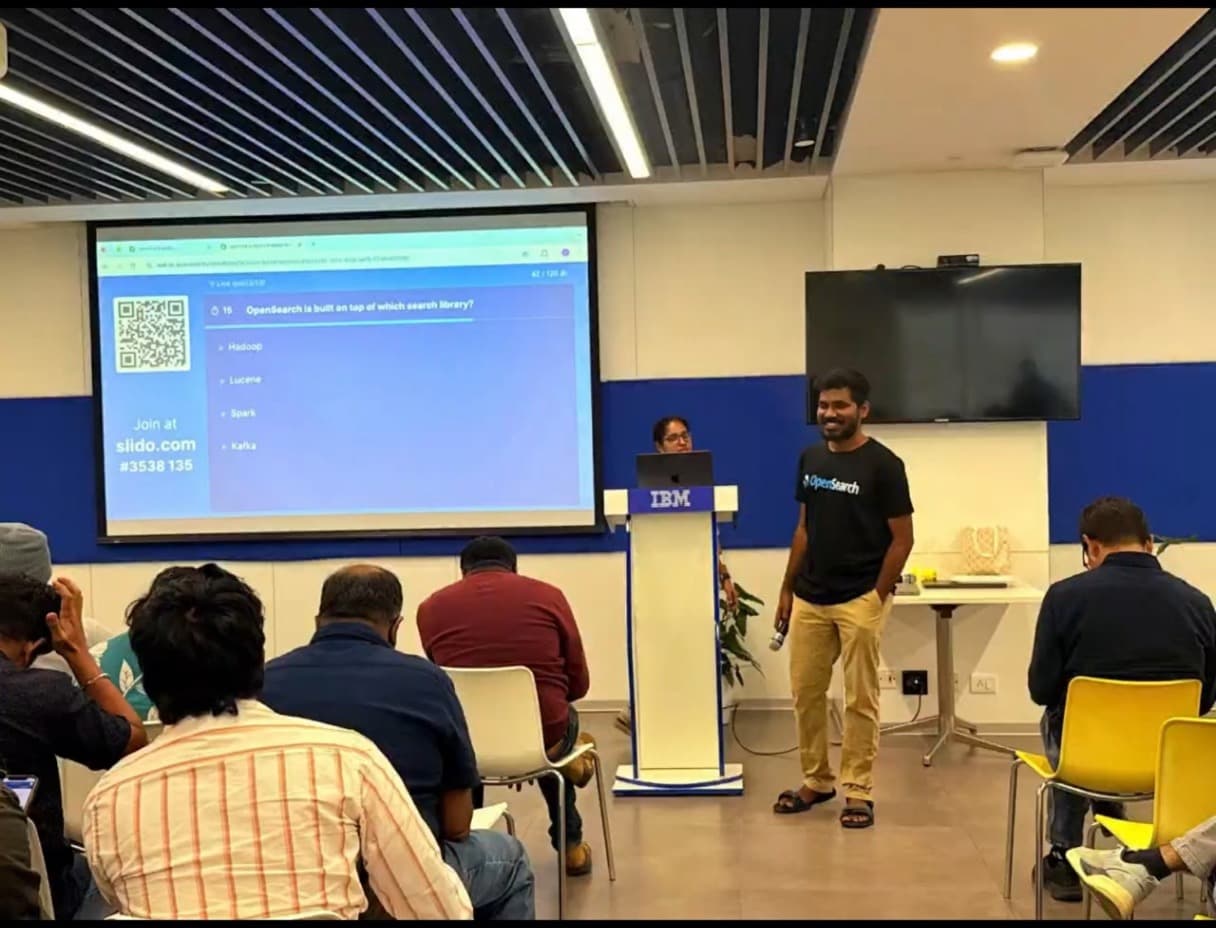 Photo from a tech community event